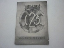 LIBRETTO USO E MANUTENZIONE