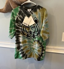 kenzo tiger tye-dye camicia