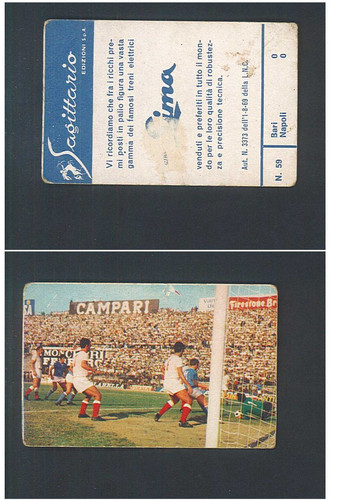 Figurina fotocalcio sagittario - figurina,