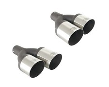 2X Terminali Di Scarico Doppio