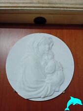 MADONNA SCULTURA IN MARMO BIANCO CARRARA  A PARETE  SCONTO 10%