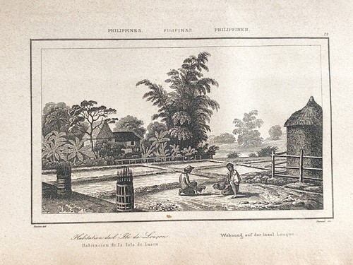 Incisione isole caroline - isole, "