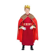  Costume per Bambini My Other Me Rosso Re Magio Taglia:5-6 Anni