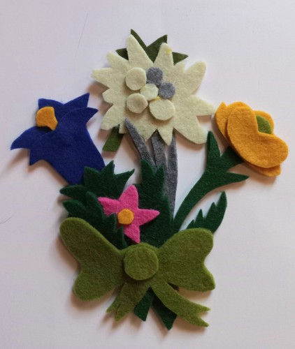 Decorazione patch con fiori - decorazione/patch, di