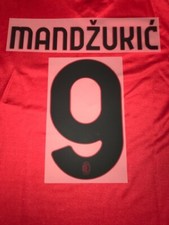 KIT MANDZUKIC 9 NERO X MAGLIA CALCIO MILAN NUOVO