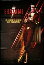 SHAZAM Locandina Film Originale 39x55" 2Sh Italiano DC COMICS SANDBERG LEVI ANGEL
