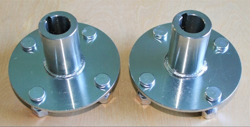 Adapter hubs live - 1", axle