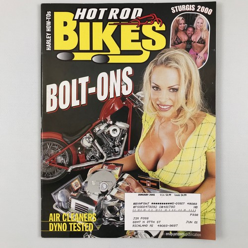 Hot rod bikes magazine january - rod,
