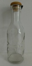 Vintage Glass Milk Bottle 