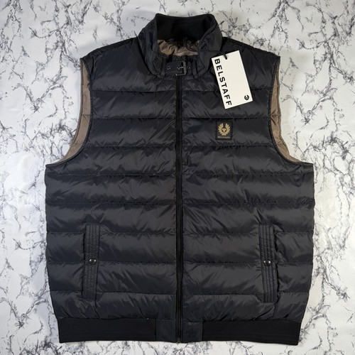 Gilet uomo belstaff nero - gilet,