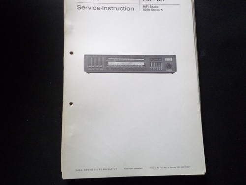 Manuale servizio originale - manuale,