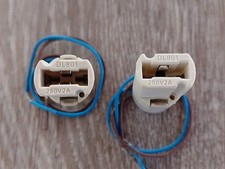 SET 2 PORTALAMPADA IN CERAMICA