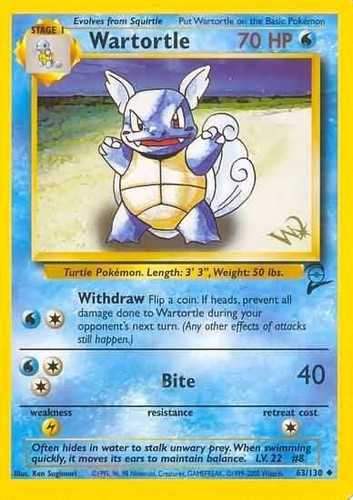 Wartortle pokemon tcg wotc - pokemon,