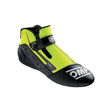 STIVALETTI SCARPE KART GIALLO FLUO NERO MICROFIBRA OMP RACING IC/825 KS-2 SHOES