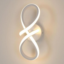 Applique Fiocco Lampada a Parete Soffitto 13W 3Tonalità di Luce IP20 Interni