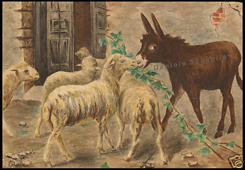 Acquerello originale 1800 - acquerello,