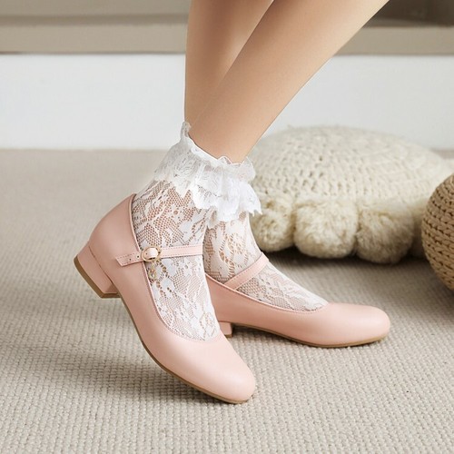 Scarpe donna punta tonda - , tacco