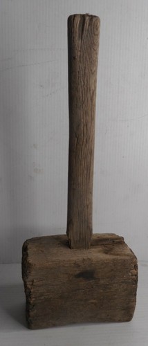 Antico martello mazza - mazza, legno