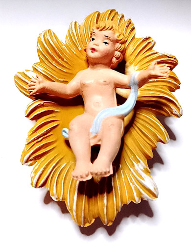 Gesu bambino culla di - +,