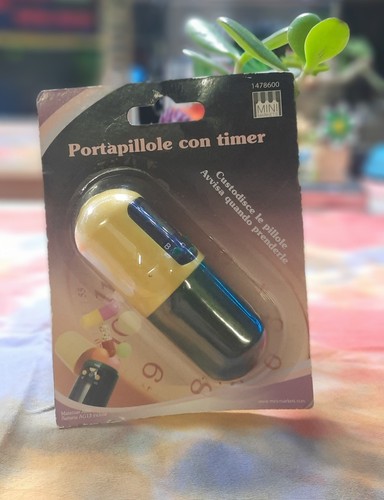 Portapillole con timer - con,