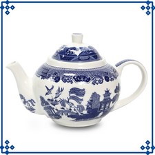 Teiera in ceramica salice blu