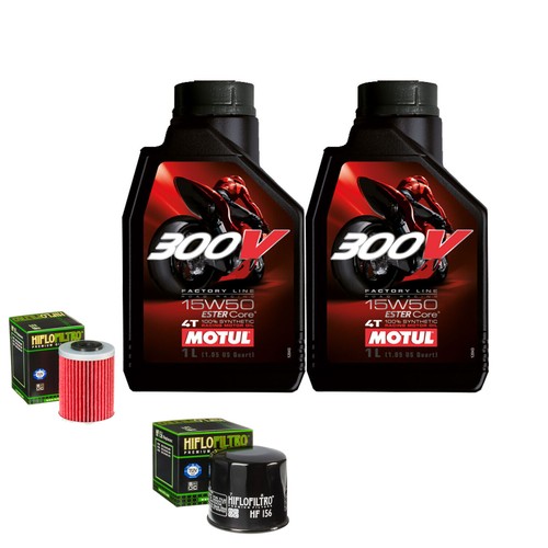 Kit tagliando olio motul 300v - kit,