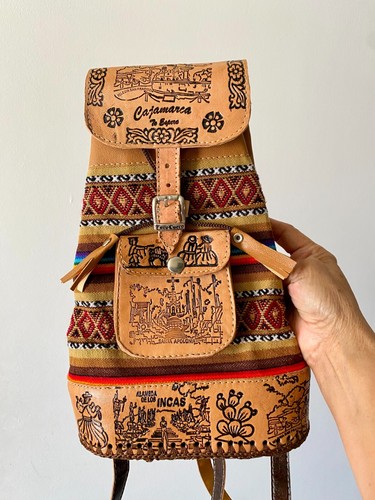 Borsa zaino boho nuova - , perù