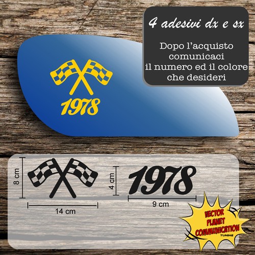 Adesivi numeri gara moto - adesivi,