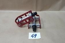 PEDALI CICLO BICICLETTA BMX OFMEGA ROSSE  GRAN PREMIO