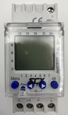 INTERRUTTORE ORARIO SETTIMANALE GIORNALIERO TIMER DIN 2 MODULO DIGITALE SWITCH