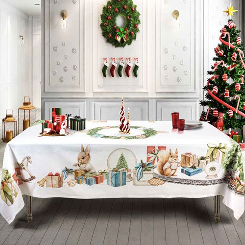 Strenne tovaglia natale - strenne,