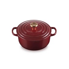 Casseruola Rotonda 20 cm in Ghisa - Le Creuset Signature Granato