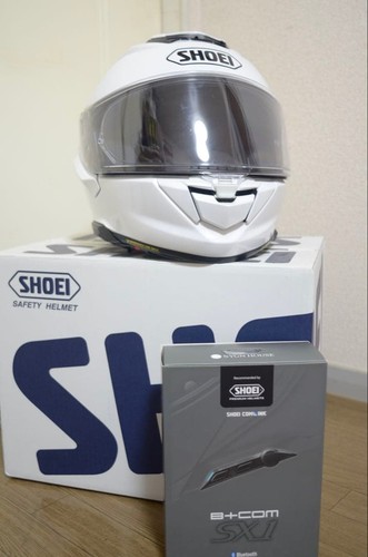 Casco bianco luminoso shoei - casco,