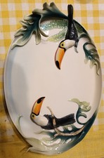 FRANZ vassoio Rain Forest Porcellana Finissima Perfetto No Box