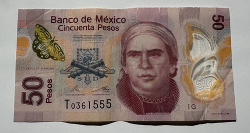 Banconota messico pesos - messico, 50