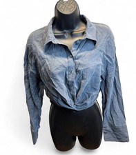 Zara Blue button up shirt with