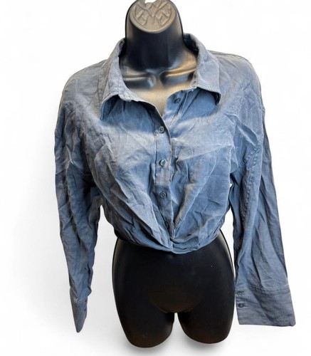 Zara blue button - zara, up