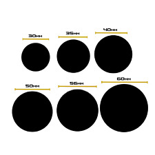 Piastre metalliche autoadesive per magnete smartphone supporto cellulare auto custodia 30-60 mm