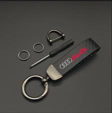 PORTACHIAVI AUDI NUOVO - STILE CARBONIO - A4 A6 A8 eTron A1 A3 A5 A7 TT S3 S4 S6