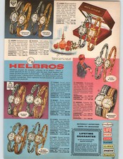 1967 PAPER AD 3 PG Helbros