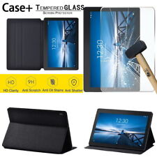 Custodia supporto tablet pelle PU + protezione schermo per Lenovo Tab E10/M7/M8/M10
