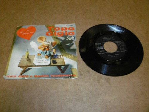Disco giri topo - 45, gigio