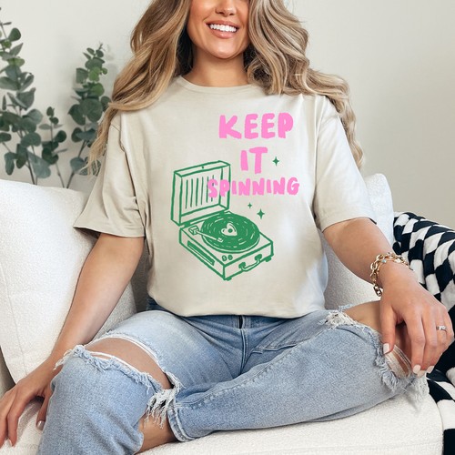 Shirt donna keep - t-shirt, spinning