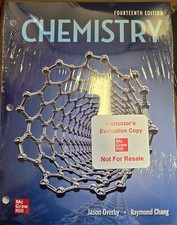 Chemistry Fourteenth Edition 14th Looseleaf Raymond Chang Jason Overby