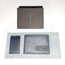 √ Portafogli Uomo Piquadro Pelle Blu con Portamonete - Idea Regalo Natale