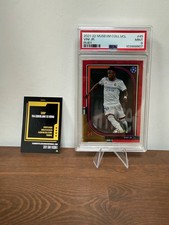 Topps Museum Uefa Ucl 2021 2022 Vinicius Jr Ruby /25 PSA 9 MINT