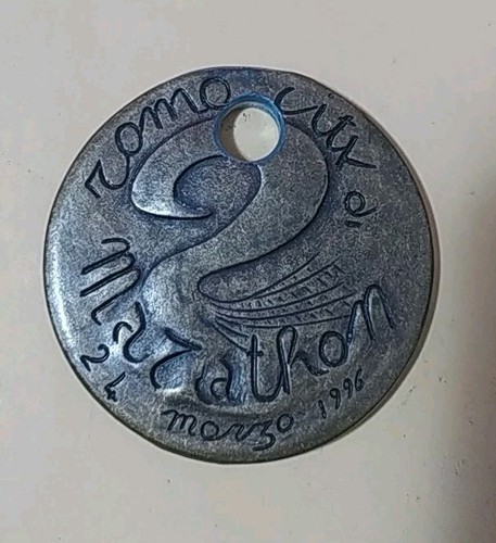 Medaglia maratona roma città - medaglia,
