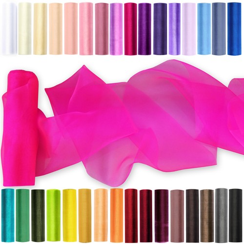 Rotolo tessuto organza m - organza, 9