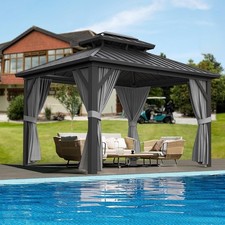 10x12ft Hardtop Gazebo Outdoor