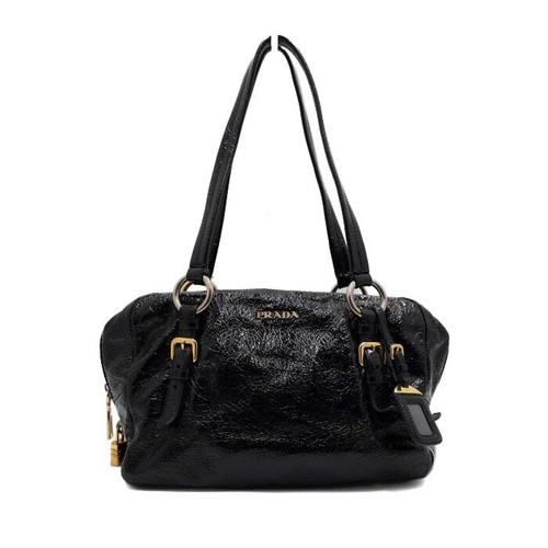 Prada vintage black patent - vintage,
